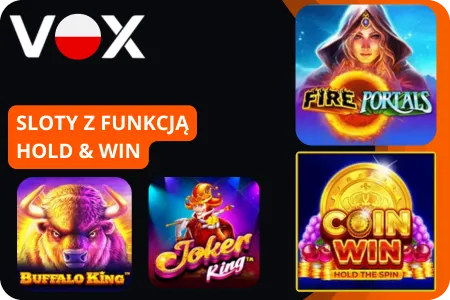 Vox Casino Sloty z funkcją Hold & Win