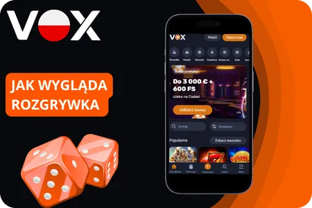 Vox Casino Jak wygląda rozgrywka w kasynie